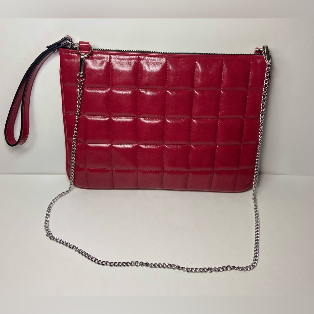 ZARA Red Enveloppe Large Clutch |Pre-Owned in excellent condition |